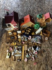 Gran Lote De Calico Critters Muebles Accesorios Época Figuras Casas Etc segunda mano  Embacar hacia Mexico