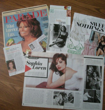 Artigos e recortes de Sophia Loren/colecionáveis/lindos 4 fãs! comprar usado  Enviando para Brazil