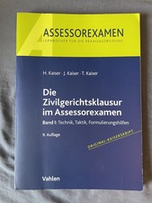 Zivilrechtsklausur assessorexa gebraucht kaufen  Mannheim