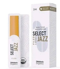 Usado, Pacote com 5 palhetas de sax tenor rígidas D’Addario Organic Select Jazz Filed 3 comprar usado  Enviando para Brazil