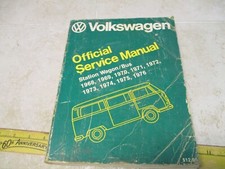 Antigo 1968-1976 Volkswagen VW Station Wagon Bus Shop Manual de Serviço de Reparo Livro comprar usado  Enviando para Brazil