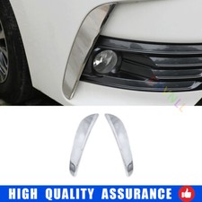 Ajuste para Toyota Corolla 2017-2018 farol de neblina dianteiro de aço cromado faixa de para-choque comprar usado  Enviando para Brazil