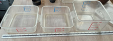 Rubbermaid clear plastic for sale  THAME