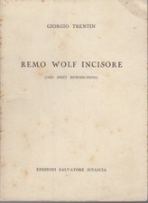 Remo wolf incisore usato  Italia