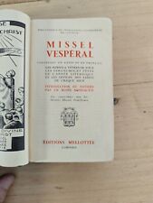 Missel vesperal 1944 d'occasion  Penne-d'Agenais