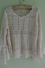 Cream crochet cotton for sale  HALIFAX