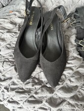 Ladies black faux for sale  SWINDON