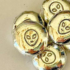 Barra alienígena 5g PRATA .999 derramada à mão. UM BAR POR COMPRA! comprar usado Barra alienígena 5g PRATA .999 derramada à mão. UM BAR POR COMPRA! comprar usado  Enviando para Brazil