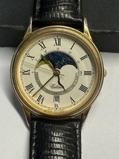 Citizen Astro Fantasy Moon Phase Watch Modelo 21-2521 FUNCIONA, 33MM, BATERIA NOVA comprar usado  Enviando para Brazil