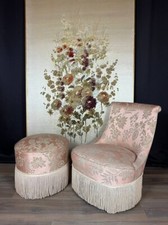 Ensemble fauteuil pouf d'occasion  Uzès