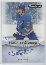 2020 Spring Promotion Parkhurst Priority Signings /50 Klim Kostin #PS-KK automático comprar usado  Enviando para Brazil