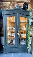 Massivholz holz vitrinen gebraucht kaufen  Hannover