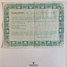 Rolex warranty blank usato  Milano