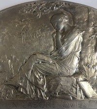 Médaille plaque bronze d'occasion  France