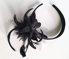 Haarschmuck fascinator schwarz gebraucht kaufen  Gröditz