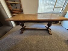 Oak refectory dining for sale  LONDON