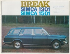 Catalogue presentation simca d'occasion  La Palme