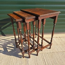 Vintage nest oak for sale  ROYSTON