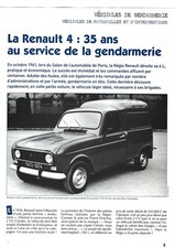 Document renault gendarmerie d'occasion  Calonne-Ricouart