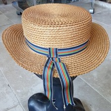 Ancien chapeau canotier d'occasion  Les Herbiers