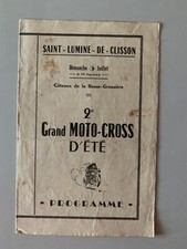 Rare ancien programme d'occasion  La Séguinière