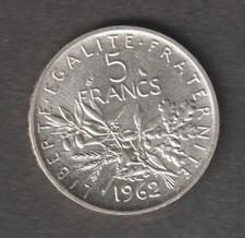 Francs argent semeuse d'occasion  Villeneuve-d'Ascq-