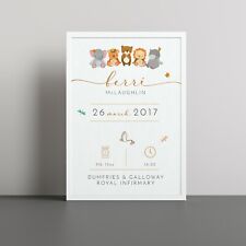 Impressão personalizada para presente de bebê recém-nascido nova impressão - Disponível emoldurada, usado comprar usado  Enviando para Brazil