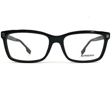 Armações de óculos Burberry B2352 3001 preto retangular aro completo 56-17-145 comprar usado  Enviando para Brazil