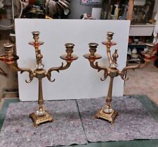 Candelabri bronzo cristallo usato  Vivaro Romano