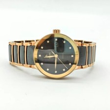 Usado, Relógio automático feminino Rado 561.0183.3 – 28 mm tom dourado e mostrador marrom escuro comprar usado  Enviando para Brazil