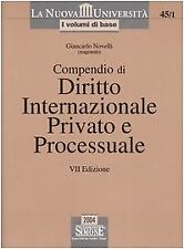 Compendio diritto internaziona usato  Italia