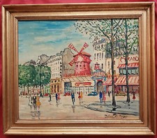 Superbe huile siècle d'occasion  Vic-sur-Aisne