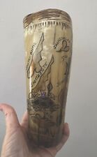 Vintage carved horn for sale  BRIXHAM