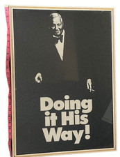 Frank Sinatra Doing it His Way! Pôster impresso (anos 80) 24 x 18" preto e branco (sem moldura), raro comprar usado  Enviando para Brazil