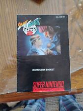 Street Fighter Alpha 2 (Super Nintendo SNES, 1996) Apenas manual, veja a descrição. comprar usado  Enviando para Brazil