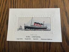 Rms lusitania stevengraph for sale  ORMSKIRK