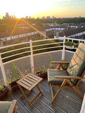 Wooden balcony furniture for sale  LONDON