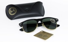 ÓCULOS DE SOL VINTAGE RAY BAN WAYFARER MAX II PRETO BAUSCH & LOMB G-15 B&L EUA NOVO comprar usado  Enviando para Brazil