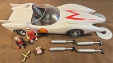 Speed Racer Mach 5 Deluxe Playset (2000) com Spritle, Chim Chim, + Acessórios, usado comprar usado  Enviando para Brazil