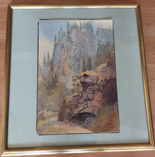 Landscape signed watercolour for sale  LONDON