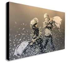 Banksy pillow fight for sale  PLYMOUTH