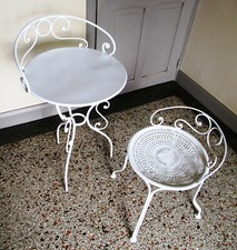 Table chaise fer d'occasion Table chaise fer d'occasion  Villers-lès-Nancy