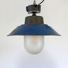 Vintage Lampa emaliowana Lampa przemysłowa Loft Lampa Industrial Lamp -Przylosc 01 na sprzedaż  PL