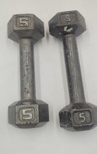 Pair hex dumbbells for sale  Silverton