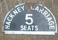 Hackney carriage plate for sale  NEWPORT