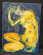 Tableau huile féminin d'occasion  Toulouse-