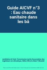 Guide aicvf eau d'occasion  France