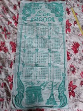 Torchon callendrier 2000 d'occasion  Soissons