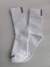 Calcetines de ciclismo transpirables Rapha de longitud regular. Talla (40-46). Hombre/Mujer. Blanco. segunda mano  Embacar hacia Mexico