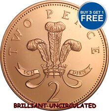 Brilliant uncirculated two for sale  BURNTWOOD